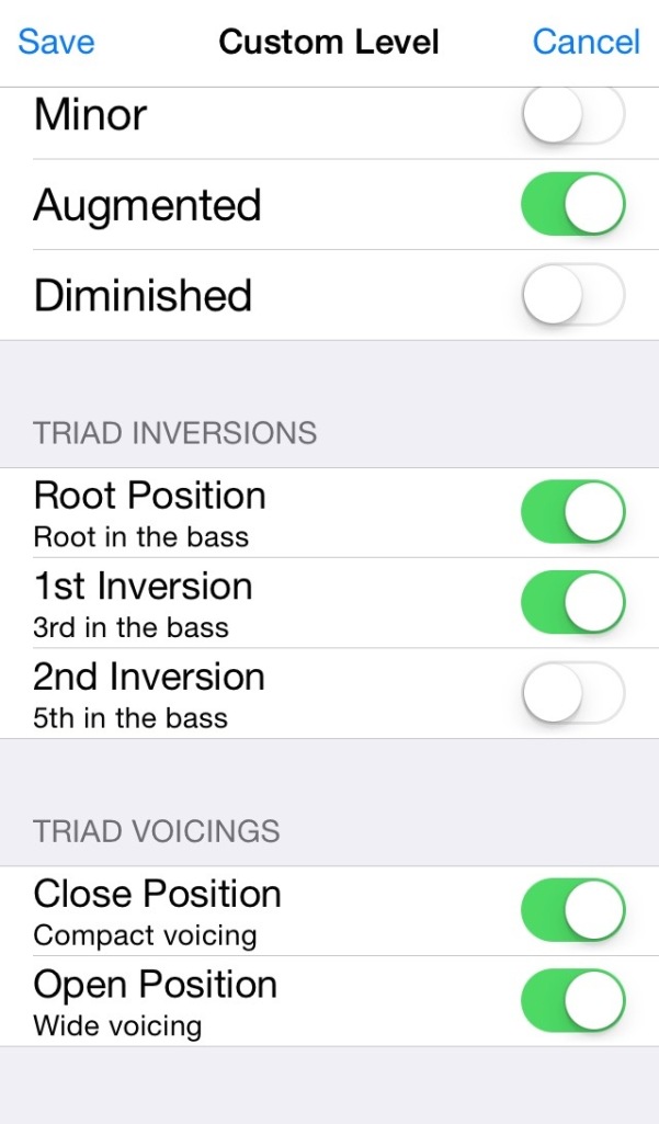 iPhone Chord Custom Level Maker
